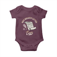 Declaration Of Independence 1776 Funny History Baby Onesie Best Breakup Letter Ever Humor