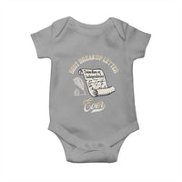 Declaration Of Independence 1776 Funny History Baby Onesie Best Breakup Letter Ever Humor
