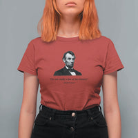 Funny Abraham Lincoln Theatre Dark Humor T Shirt For Women I'm Not Really A Fan Of The Theater
