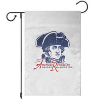 George Washington The American Revolution Garden Flag Distressed Sketch Historic Patriotic Graphic