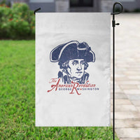 George Washington The American Revolution Garden Flag Distressed Sketch Historic Patriotic Graphic