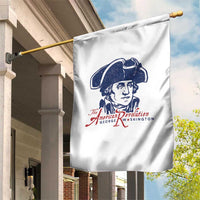 George Washington The American Revolution Garden Flag Distressed Sketch Historic Patriotic Graphic