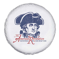 George Washington The American Revolution Spare Tire Cover Distressed Sketch Historic Patriotic Graphic