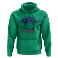 George Washington The American Revolution Hoodie Distressed Sketch Historic Patriotic Graphic
