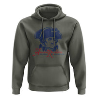 George Washington The American Revolution Hoodie Distressed Sketch Historic Patriotic Graphic