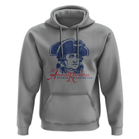 George Washington The American Revolution Hoodie Distressed Sketch Historic Patriotic Graphic