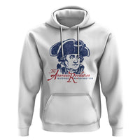 George Washington The American Revolution Hoodie Distressed Sketch Historic Patriotic Graphic