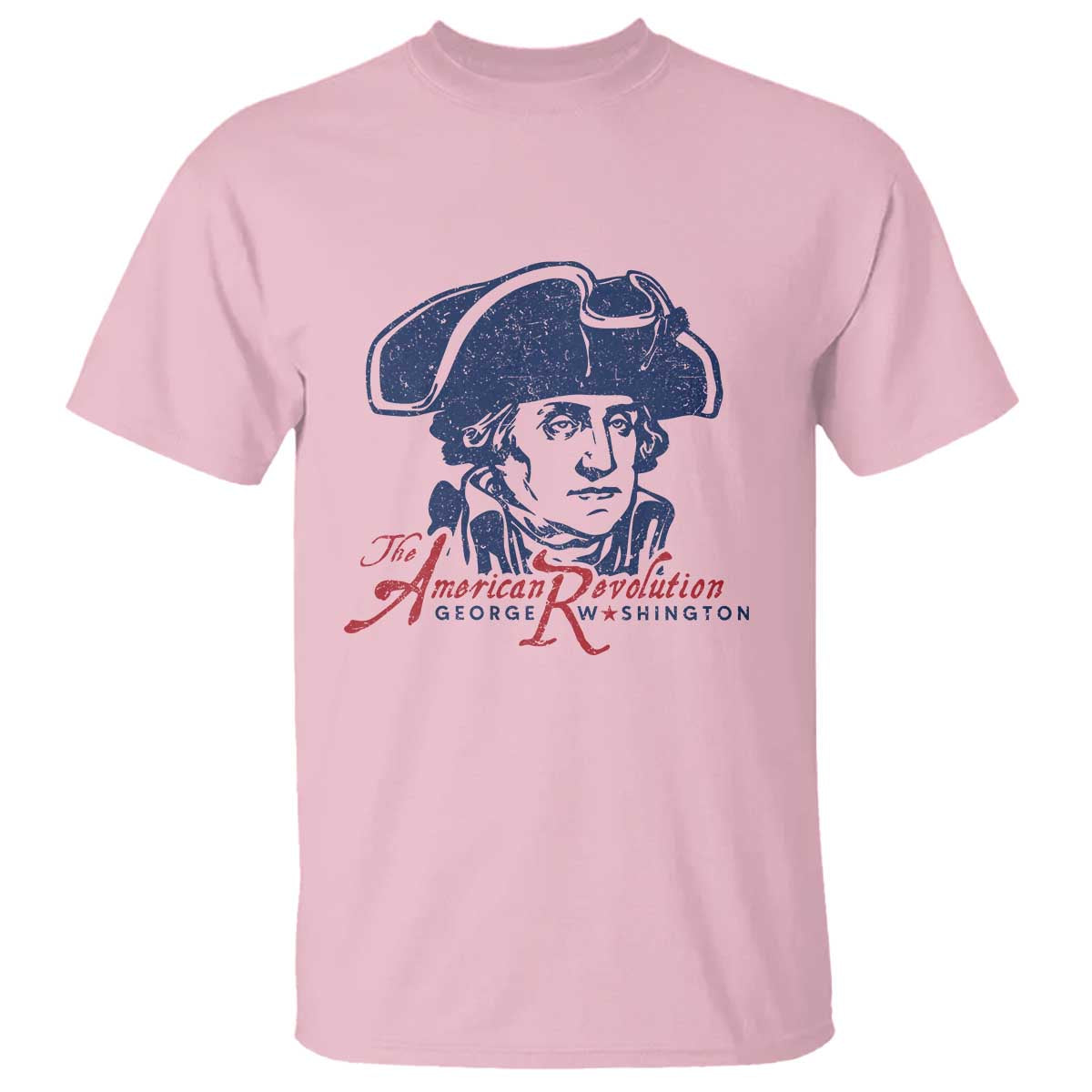 George Washington The American Revolution T Shirt Distressed Sketch Historic Patriotic Graphic