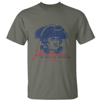 George Washington The American Revolution T Shirt Distressed Sketch Historic Patriotic Graphic
