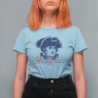 George Washington The American Revolution T Shirt For Women Distressed Sketch Historic Patriotic Graphic