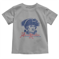 George Washington The American Revolution Toddler T Shirt Distressed Sketch Historic Patriotic Graphic