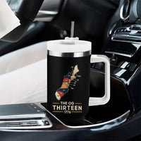 The OG Thirteen 1776 Original Colonies Map Tumbler With Handle Funny Retro American History