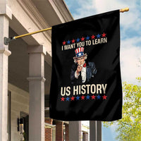 Uncle Sam I Want You To Learn US History Garden Flag Patriotic Teachers Students