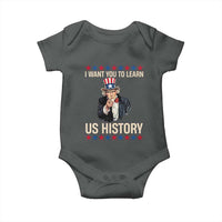Uncle Sam I Want You To Learn US History Baby Onesie Patriotic Teachers Students