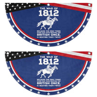 The War Of 1812 Patriotic Fan Flag Beating The British Twice Funny Military History