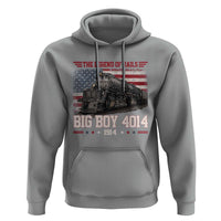 Vintage Steam Locomotive Heritage Hoodie The Legend of Rails American Flag