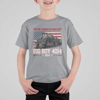 Vintage Steam Locomotive Heritage T Shirt For Kid The Legend of Rails American Flag