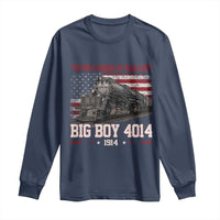 Vintage Steam Locomotive Heritage Long Sleeve Shirt The Legend of Rails American Flag