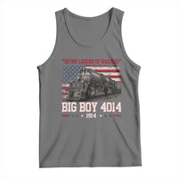 Vintage Steam Locomotive Heritage Tank Top The Legend of Rails American Flag
