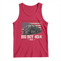 Vintage Steam Locomotive Heritage Tank Top The Legend of Rails American Flag