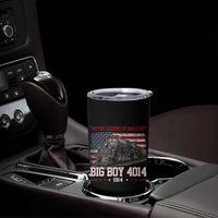 Vintage Steam Locomotive Heritage Tumbler Cup The Legend of Rails American Flag