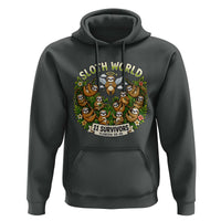 Sloth World 11 Survivors Wildlife Awareness Hoodie Florida Animal Rights Protest and Support