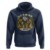 Sloth World 11 Survivors Wildlife Awareness Hoodie Florida Animal Rights Protest and Support