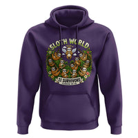 Sloth World 11 Survivors Wildlife Awareness Hoodie Florida Animal Rights Protest and Support