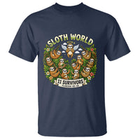 Sloth World 11 Survivors Wildlife Awareness T Shirt Florida Animal Rights Protest and Support