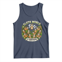 Sloth World 11 Survivors Wildlife Awareness Tank Top Florida Animal Rights Protest and Support