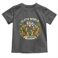Sloth World 11 Survivors Wildlife Awareness Toddler T Shirt Florida Animal Rights Protest and Support