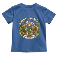 Sloth World 11 Survivors Wildlife Awareness Toddler T Shirt Florida Animal Rights Protest and Support