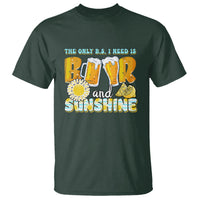 Funny Drinking T Shirt The Only B.S. I Need Is Beer And Sunshine Lover - Wonder Print Shop