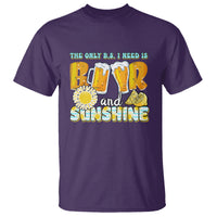 Funny Drinking T Shirt The Only B.S. I Need Is Beer And Sunshine Lover - Wonder Print Shop