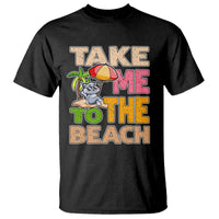 Summer Vibe Funny Cat T Shirt Take Me To The Beach - Wonder Print Shop