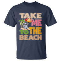 Summer Vibe Funny Cat T Shirt Take Me To The Beach - Wonder Print Shop