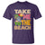 Summer Vibe Funny Cat T Shirt Take Me To The Beach - Wonder Print Shop