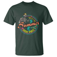 Summer Vibe Skeleton T Shirt Build For Summer Good Vibes Chilln' - Wonder Print Shop