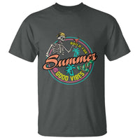 Summer Vibe Skeleton T Shirt Build For Summer Good Vibes Chilln' - Wonder Print Shop