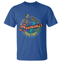 Summer Vibe Skeleton T Shirt Build For Summer Good Vibes Chilln' - Wonder Print Shop