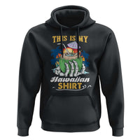 Hawaii Summer Hoodie This Is My Hawaiian Shirt Coconut Tropical Beach Vibe - Wonder Print Shop