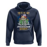 Hawaii Summer Hoodie This Is My Hawaiian Shirt Coconut Tropical Beach Vibe - Wonder Print Shop