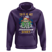 Hawaii Summer Hoodie This Is My Hawaiian Shirt Coconut Tropical Beach Vibe - Wonder Print Shop