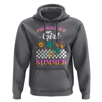 Pregnant Girl Summer Hoodie Funny Baby Announcement Retro Vintage - Wonder Print Shop