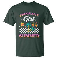 Pregnant Girl Summer T Shirt Funny Baby Announcement Retro Vintage - Wonder Print Shop
