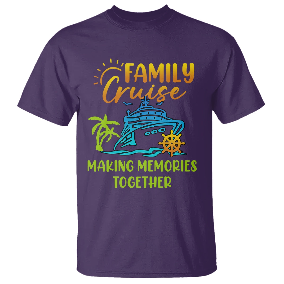 Family Cruise T Shirt Making Memories Together Trip Family Matching - Wonder Print Shop