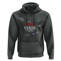 Cabo Verde Islands Flag Map Hoodie Cape Verde Vintage Pride