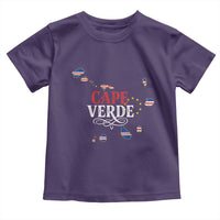 Cabo Verde Islands Flag Map Toddler T Shirt Cape Verde Vintage Pride
