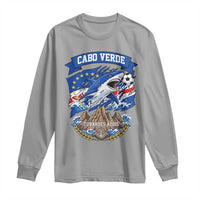 Cabo Verde Tubarões Azuis Soccer Pride Long Sleeve Shirt Cape Verde Blue Sharks Football Fans