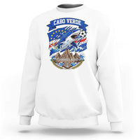 Cabo Verde Tubarões Azuis Soccer Pride Sweatshirt Cape Verde Blue Sharks Football Fans